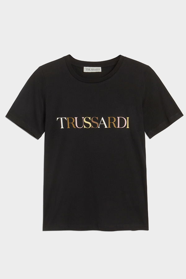 T-SHIRT TRUSSARDI - BLACK